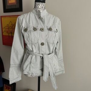 Women's Classic Striped Utility Jacket